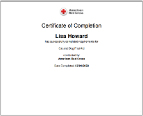Lisa Howard Pet CPR and First Aid